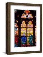 Prague, St. Vitus Cathedral, Southern Aisle, Chapel of St Ludmila, Stained Glass Window-Samuel Magal-Framed Photographic Print