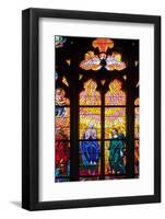 Prague, St. Vitus Cathedral, Southern Aisle, Chapel of St Ludmila, Stained Glass Window-Samuel Magal-Framed Photographic Print