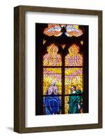 Prague, St. Vitus Cathedral, Southern Aisle, Chapel of St Ludmila, Stained Glass Window-Samuel Magal-Framed Photographic Print