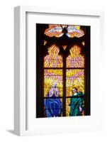 Prague, St. Vitus Cathedral, Southern Aisle, Chapel of St Ludmila, Stained Glass Window-Samuel Magal-Framed Photographic Print