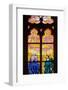 Prague, St. Vitus Cathedral, Southern Aisle, Chapel of St Ludmila, Stained Glass Window-Samuel Magal-Framed Photographic Print