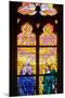 Prague, St. Vitus Cathedral, Southern Aisle, Chapel of St Ludmila, Stained Glass Window-Samuel Magal-Mounted Photographic Print