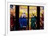 Prague, St. Vitus Cathedral, Southern Aisle, Chapel of St Ludmila, Stained Glass Window-Samuel Magal-Framed Photographic Print