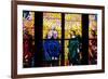 Prague, St. Vitus Cathedral, Southern Aisle, Chapel of St Ludmila, Stained Glass Window-Samuel Magal-Framed Photographic Print