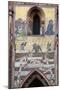 Prague, St. Vitus Cathedral, Southern Entrance, Golden Gate, The Last Judgment Mosaic, Left Panel-Samuel Magal-Mounted Photographic Print