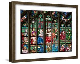 Prague, St. Vitus Cathedral, Southern Transept Arm, The Last Judgment-Samuel Magal-Framed Photographic Print