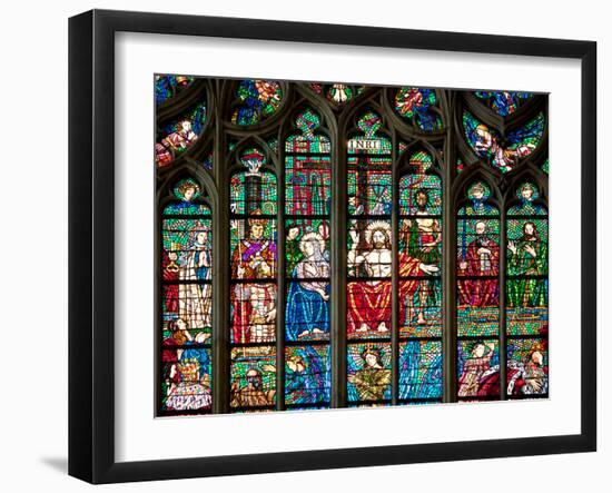 Prague, St. Vitus Cathedral, Southern Transept Arm, The Last Judgment-Samuel Magal-Framed Photographic Print