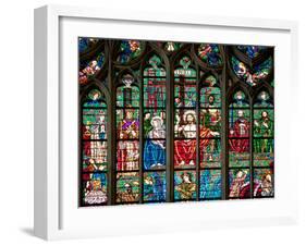 Prague, St. Vitus Cathedral, Southern Transept Arm, The Last Judgment-Samuel Magal-Framed Photographic Print