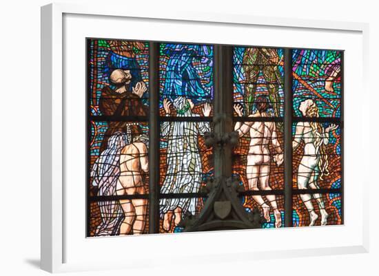 Prague, St. Vitus Cathedral, Southern Transept Arm, The Last Judgment-Samuel Magal-Framed Photographic Print