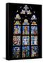 Prague, St. Vitus Cathedral, Southwestern Entrance Hall, Stained Glass Window-Samuel Magal-Framed Stretched Canvas