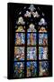 Prague, St. Vitus Cathedral, Southwestern Entrance Hall, Stained Glass Window-Samuel Magal-Stretched Canvas