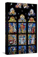 Prague, St. Vitus Cathedral, Southwestern Entrance Hall, Stained Glass Window-Samuel Magal-Stretched Canvas