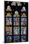 Prague, St. Vitus Cathedral, Southwestern Entrance Hall, Stained Glass Window-Samuel Magal-Mounted Photographic Print