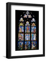 Prague, St. Vitus Cathedral, Southwestern Entrance Hall, Stained Glass Window-Samuel Magal-Framed Photographic Print