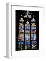 Prague, St. Vitus Cathedral, Southwestern Entrance Hall, Stained Glass Window-Samuel Magal-Framed Photographic Print