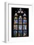 Prague, St. Vitus Cathedral, Southwestern Entrance Hall, Stained Glass Window-Samuel Magal-Framed Photographic Print