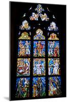 Prague, St. Vitus Cathedral, Southwestern Entrance Hall, Stained Glass Window-Samuel Magal-Mounted Photographic Print