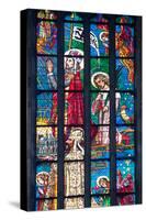 Prague, St. Vitus Cathedral, Stained Glass Window, Chevet Southern Window-Samuel Magal-Stretched Canvas