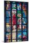 Prague, St. Vitus Cathedral, Stained Glass Window, Chevet Southern Window-Samuel Magal-Mounted Photographic Print