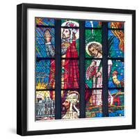 Prague, St. Vitus Cathedral, Stained Glass Window, Chevet Southern Window-Samuel Magal-Framed Photographic Print