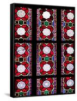 Prague, St. Vitus Cathedral, Stained Glass Window, Decorative Motifs-Samuel Magal-Framed Stretched Canvas