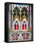 Prague, St. Vitus Cathedral, Stained Glass Window, Decorative Motifs-Samuel Magal-Framed Stretched Canvas