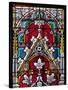Prague, St. Vitus Cathedral, Stained Glass Window, Decorative Motifs-Samuel Magal-Stretched Canvas
