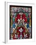 Prague, St. Vitus Cathedral, Stained Glass Window, Decorative Motifs-Samuel Magal-Framed Photographic Print