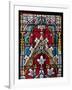 Prague, St. Vitus Cathedral, Stained Glass Window, Decorative Motifs-Samuel Magal-Framed Photographic Print