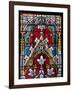 Prague, St. Vitus Cathedral, Stained Glass Window, Decorative Motifs-Samuel Magal-Framed Photographic Print