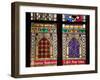 Prague, St. Vitus Cathedral, Stained Glass Window, Decorative Motifs-Samuel Magal-Framed Photographic Print