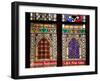 Prague, St. Vitus Cathedral, Stained Glass Window, Decorative Motifs-Samuel Magal-Framed Photographic Print