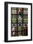 Prague, St. Vitus Cathedral, Stained Glass Window, Jacobus, Aloysius, Alphonsus, Francis De Paula-Samuel Magal-Framed Photographic Print