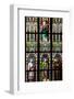 Prague, St. Vitus Cathedral, Stained Glass Window, Jacobus, Aloysius, Alphonsus, Francis De Paula-Samuel Magal-Framed Photographic Print