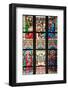 Prague, St. Vitus Cathedral, Stained Glass Window, Jesus' Feet Washed, St Bartholomew, St Matthew-Samuel Magal-Framed Photographic Print