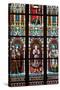 Prague, St. Vitus Cathedral, Stained Glass Window, St. Agnes of Bohemia, St. Vitus, St. Sarcander-Samuel Magal-Stretched Canvas