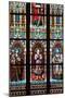 Prague, St. Vitus Cathedral, Stained Glass Window, St. Agnes of Bohemia, St. Vitus, St. Sarcander-Samuel Magal-Mounted Photographic Print