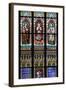 Prague, St. Vitus Cathedral, Stained Glass Window, St. Agnes of Bohemia, St. Vitus, St. Sarcander-Samuel Magal-Framed Photographic Print