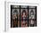 Prague, St. Vitus Cathedral, Stained Glass Window, St. Agnes of Bohemia, St. Vitus, St. Sarcander-Samuel Magal-Framed Photographic Print