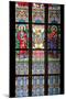 Prague, St. Vitus Cathedral, Stained Glass Window, St Bartholomew, St Matthew-Samuel Magal-Mounted Photographic Print