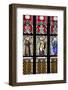 Prague, St. Vitus Cathedral, Stained Glass Window, St. Francis, St. Peter, Saint Elisabeth-Samuel Magal-Framed Photographic Print