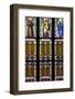 Prague, St. Vitus Cathedral, Stained Glass Window, St. Francis, St. Peter, Saint Elisabeth-Samuel Magal-Framed Photographic Print