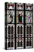 Prague, St. Vitus Cathedral, Stained Glass Window, St Gisela, St Paul, St Rudolph-Samuel Magal-Stretched Canvas