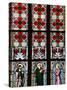 Prague, St. Vitus Cathedral, Stained Glass Window, St Gisela, St Paul, St Rudolph-Samuel Magal-Stretched Canvas