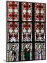 Prague, St. Vitus Cathedral, Stained Glass Window, St Gisela, St Paul, St Rudolph-Samuel Magal-Mounted Photographic Print