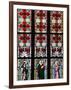 Prague, St. Vitus Cathedral, Stained Glass Window, St Gisela, St Paul, St Rudolph-Samuel Magal-Framed Photographic Print