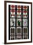 Prague, St. Vitus Cathedral, Stained Glass Window, St Gisela, St Paul, St Rudolph-Samuel Magal-Framed Photographic Print