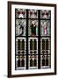 Prague, St. Vitus Cathedral, Stained Glass Window, St Gisela, St Paul, St Rudolph-Samuel Magal-Framed Photographic Print