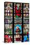 Prague, St. Vitus Cathedral, Stained Glass Window, St. Joanna, Jesus Holding a Hatchet-Samuel Magal-Stretched Canvas