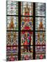 Prague, St. Vitus Cathedral, Stained Glass Window, St. John the Baptist-Samuel Magal-Mounted Photographic Print